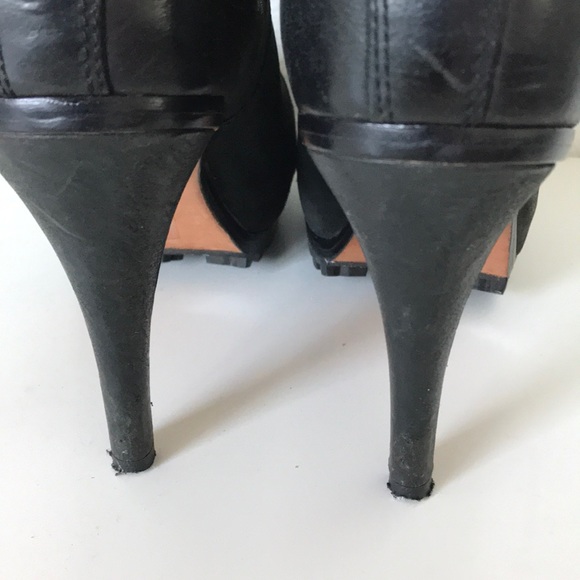 ASH lace up high heeled combat style boots - Picture 7 of 11